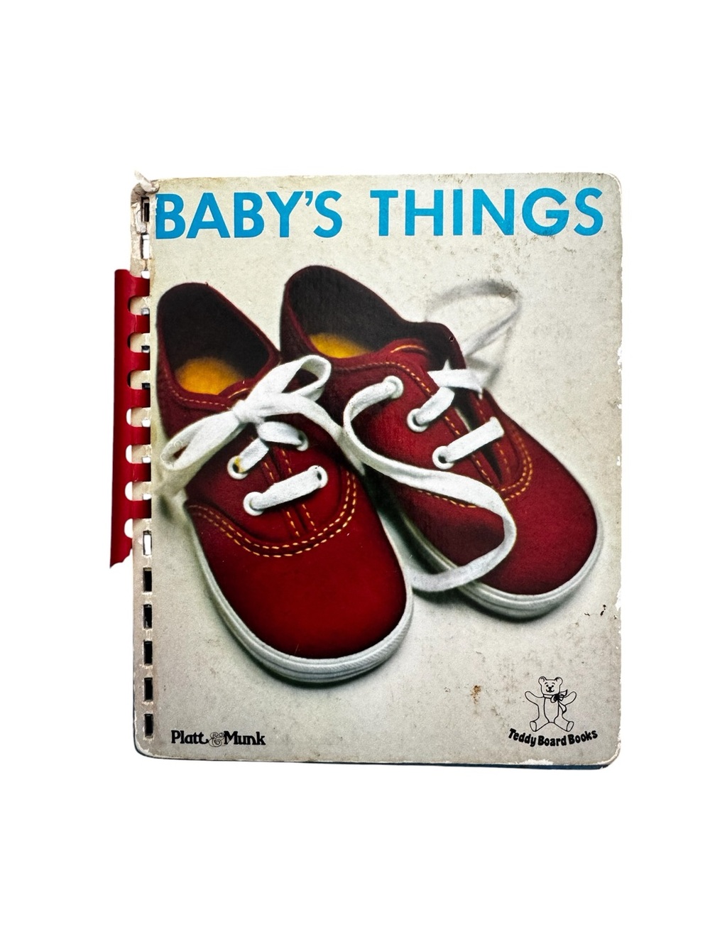 VTG baby book, Baby’s Things, Teddy Board Books, c 1978, USED CONDITION
